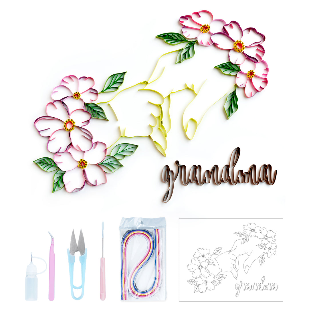 Life - Customized Name Paper Quilling & Filigree Painting Kits