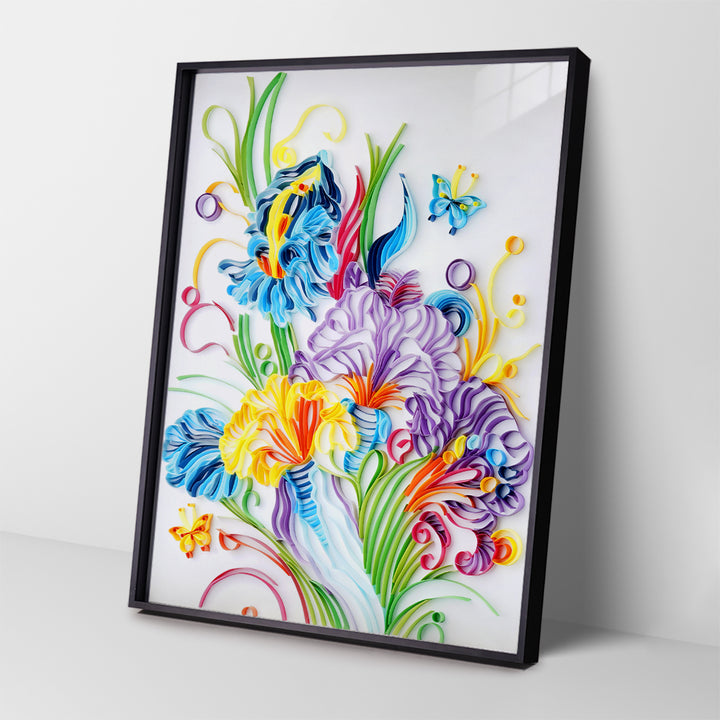 Iris - Paper Filigree Painting Kit