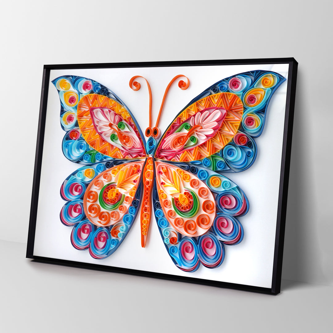 Lovely Butterfly - Paper Filigree Painting Kit（Standard Size）