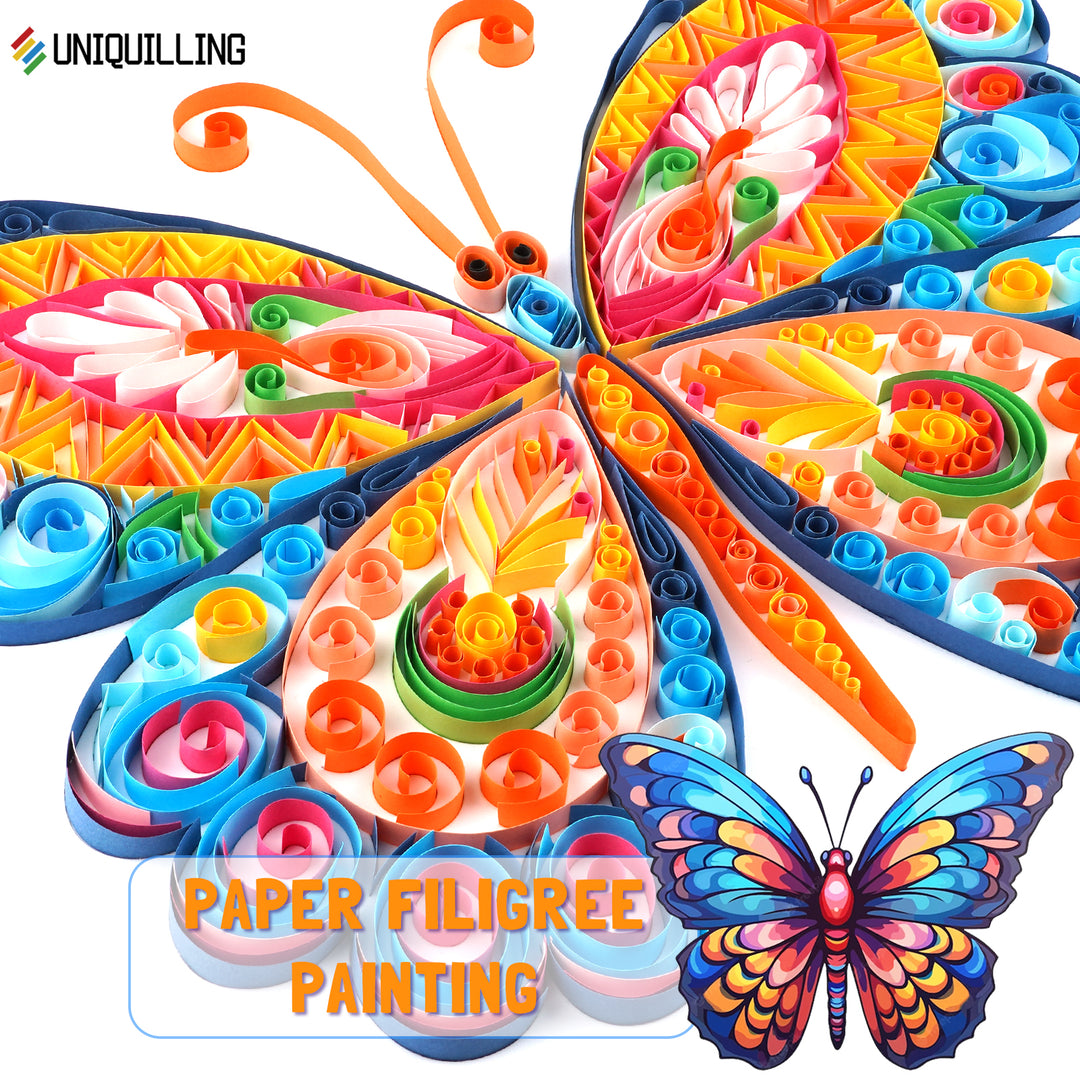 Special Offer - Lovely Butterfly - Paper Filigree Painting Kit