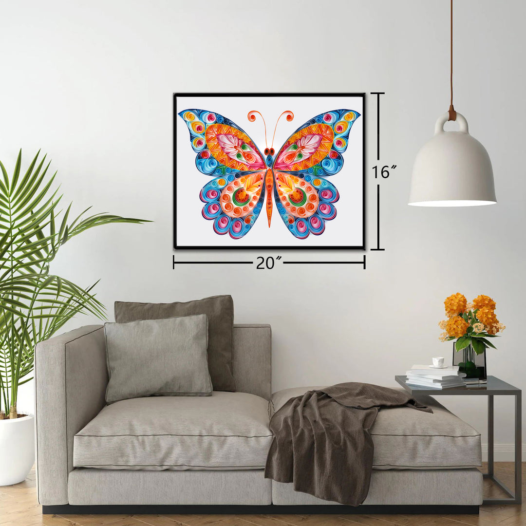 Special Offer - Lovely Butterfly - Paper Filigree Painting Kit