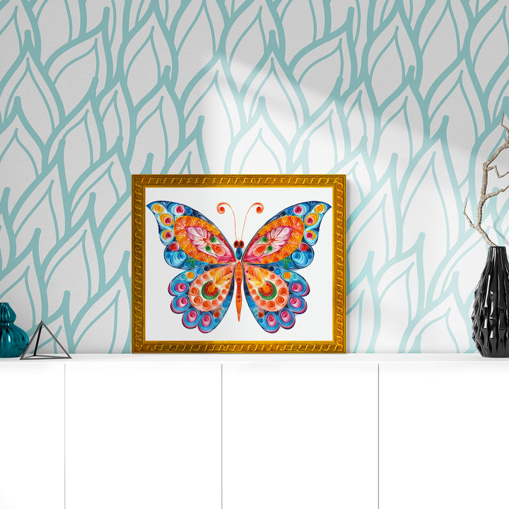 Flash Sale - Lovely Butterfly - Paper Quilling & Filigree Painting Kit