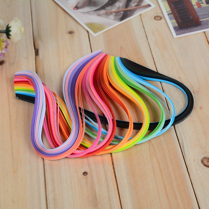 50 Color DIY Paper Strips Set