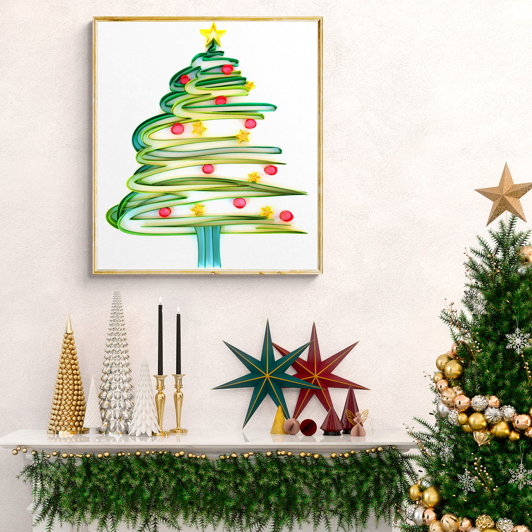 Pack of 10 Wooden Crafts to Paint Christmas Tree - Quality Pieces