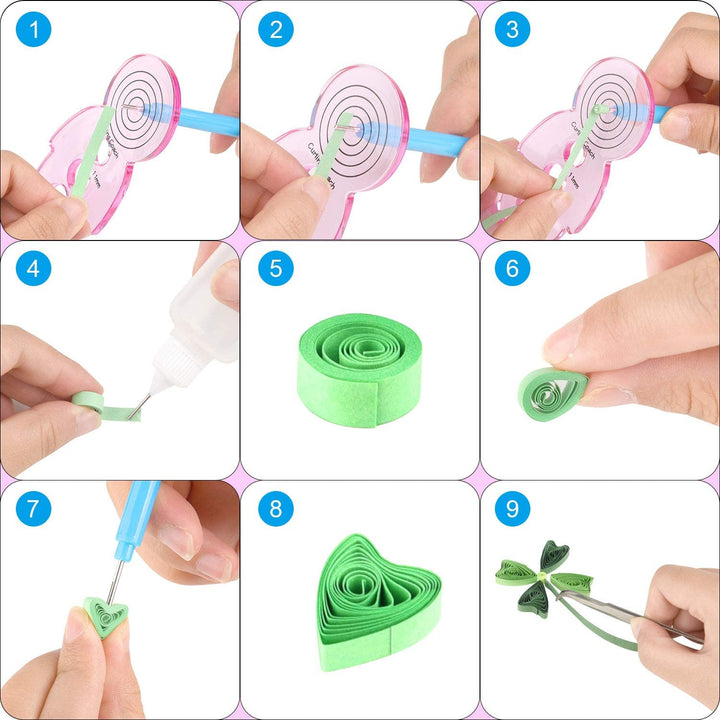 18 pz strumenti di quilling di carta all'ingrosso 18 pz strumenti di quilling di carta all'ingrosso