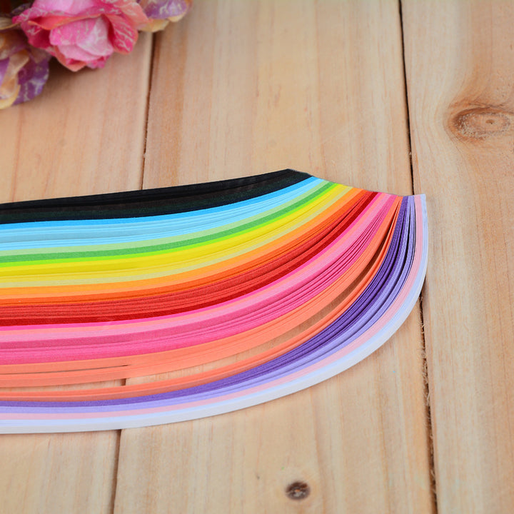 50 Color DIY Paper Strips Set