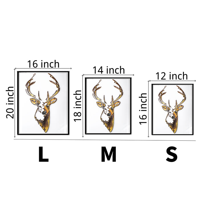 Deer - Paper Filigree Painting Kit（Standard Size）