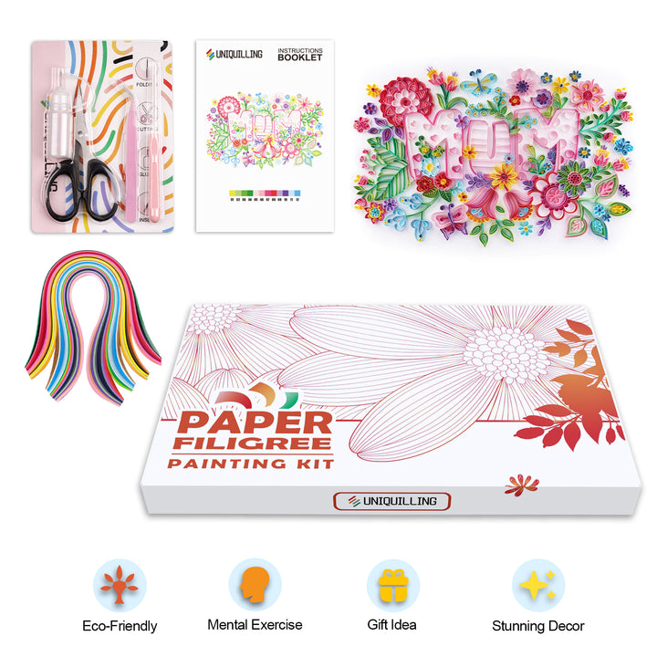 MUM - Paper Filigree Painting Kit