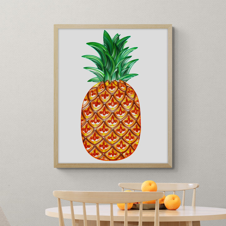 Pineapple - Paper Filigree Painting Kit（Standard Size）