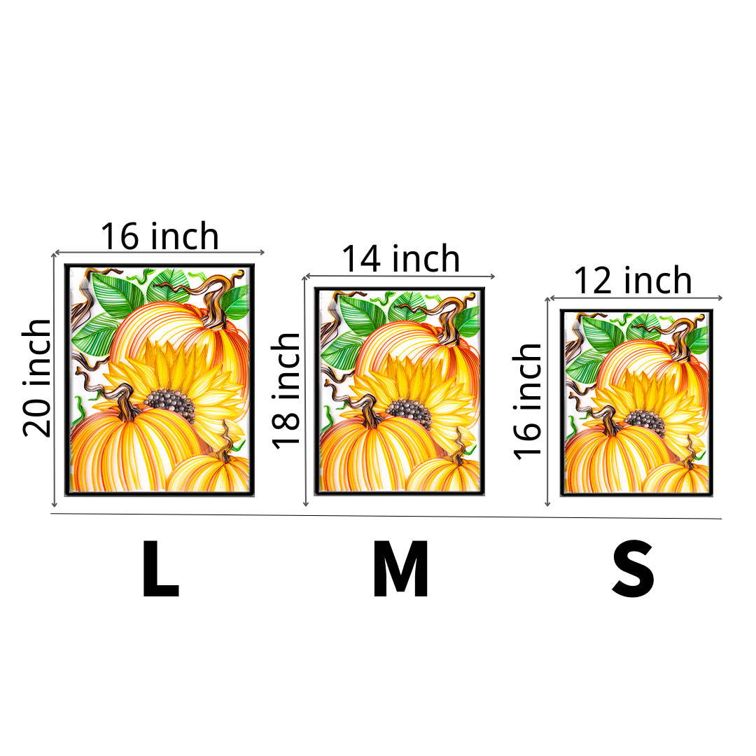 Pumpkins - Paper Filigree Painting Kit（Standard Size）
