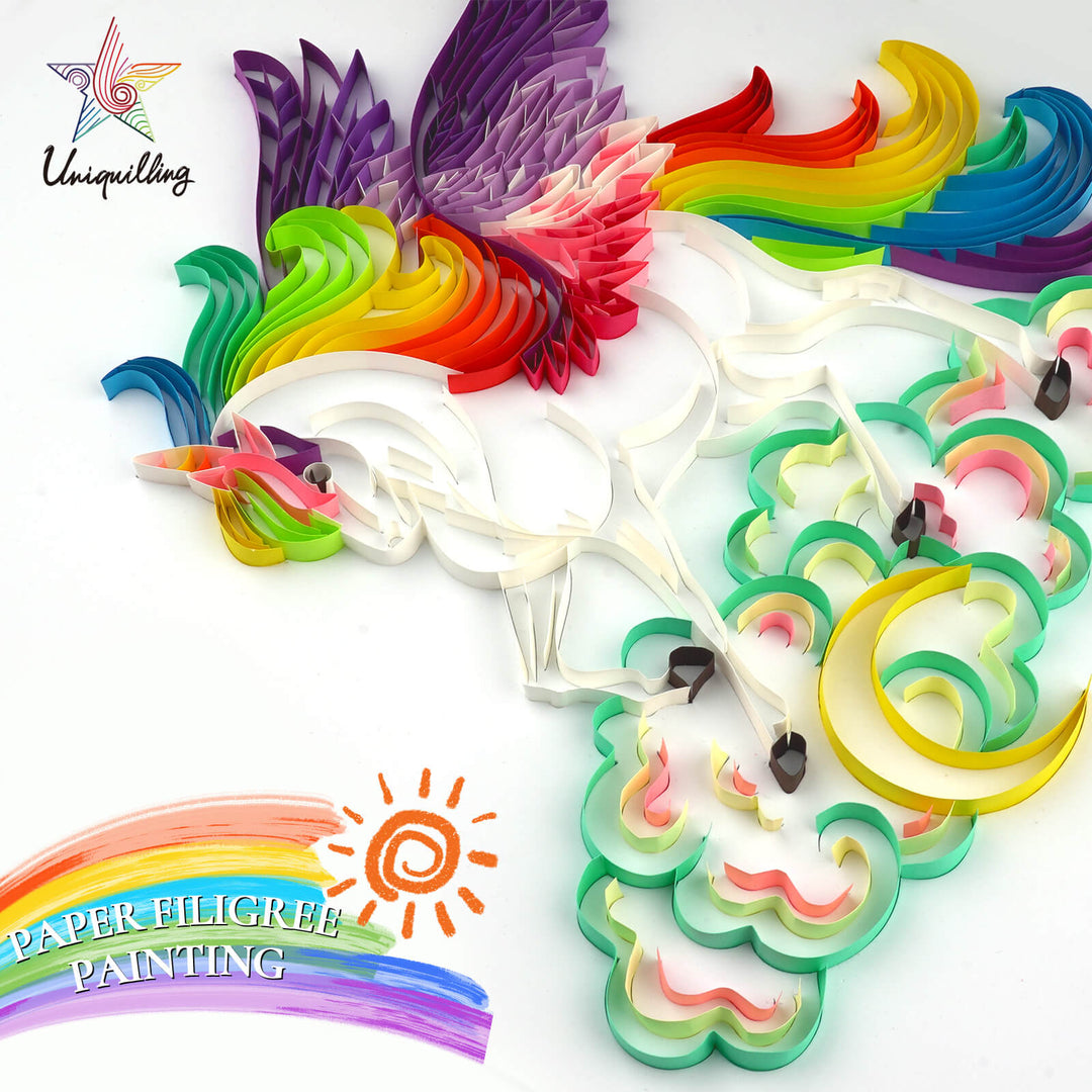 Dream Unicorn - Paper Filigree Painting Kit