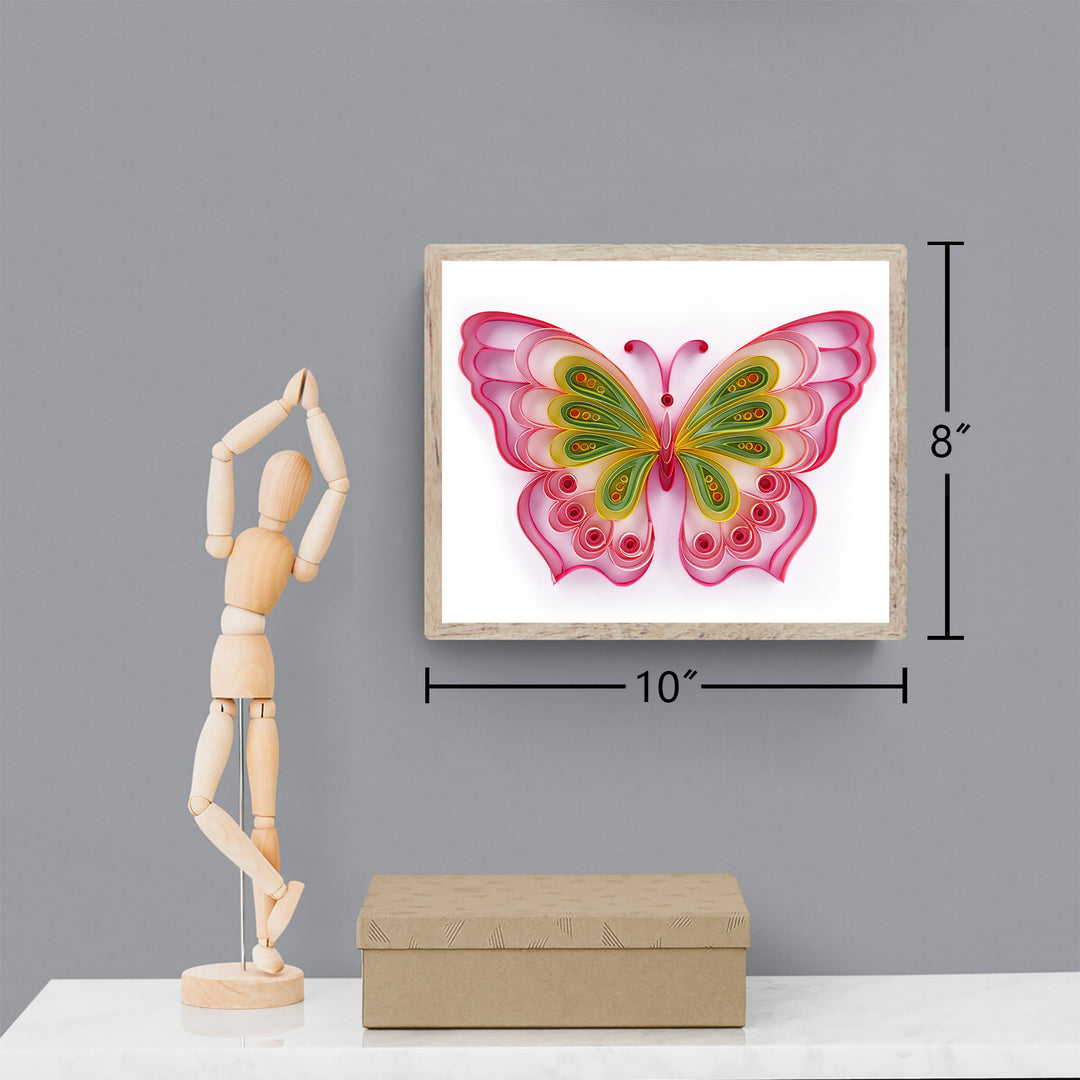 Pink Butterfly (10*8 inch)