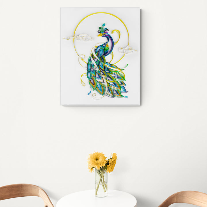 Peacock - Paper Quilling & Filigree Painting Kit