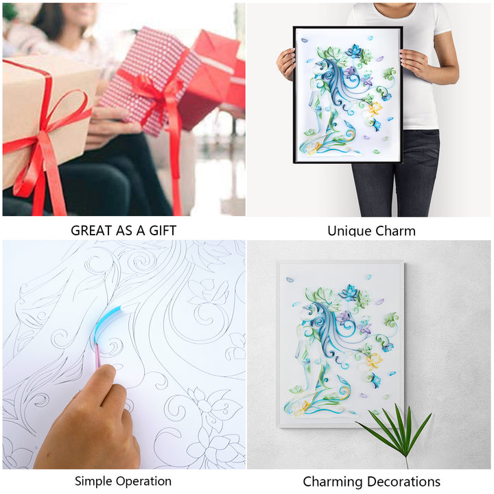 Flower Genie - Paper Filigree Painting Kit