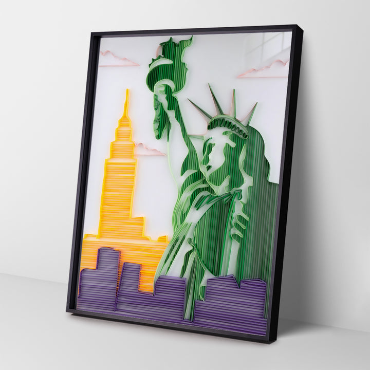 Statue of Liberty - Paper Filigree Painting Kit