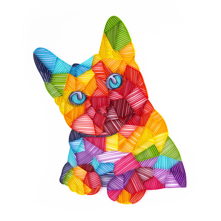 Cute Cat - Paper Filigree Painting Kit