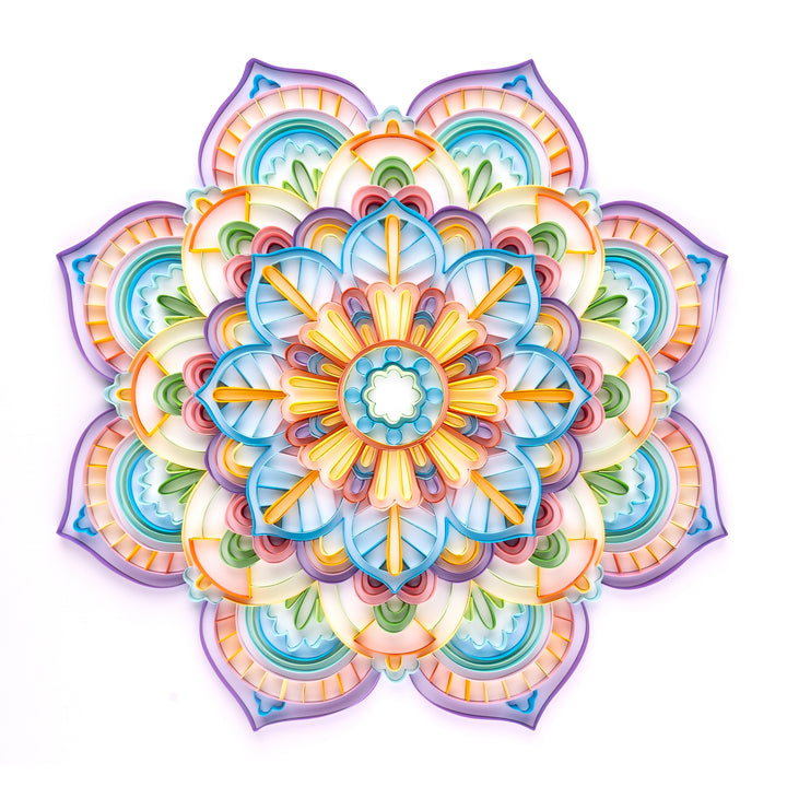 Purple Mandala - Paper Filigree Painting Kit