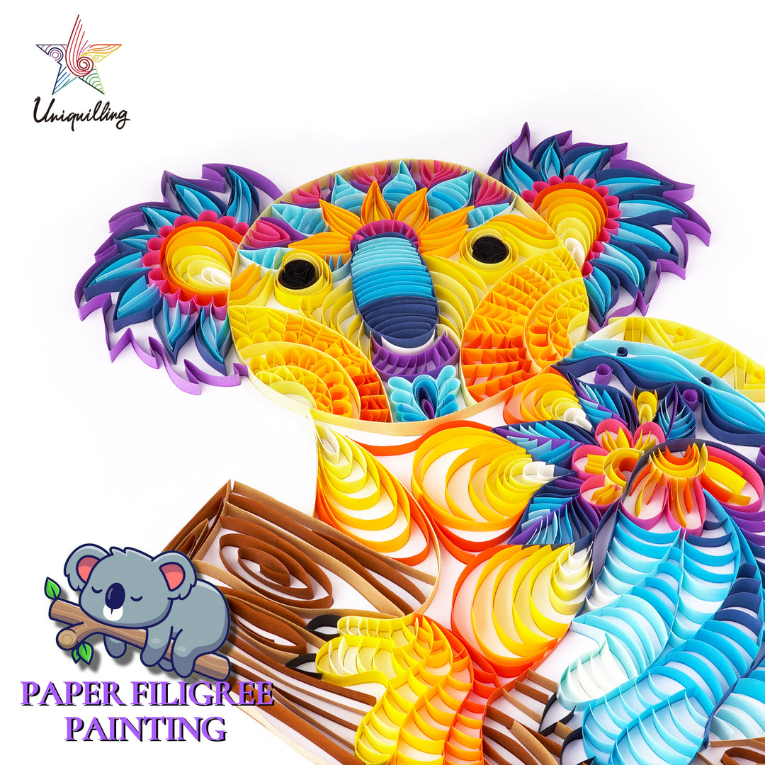 Koala - Paper Filigree Painting Kit