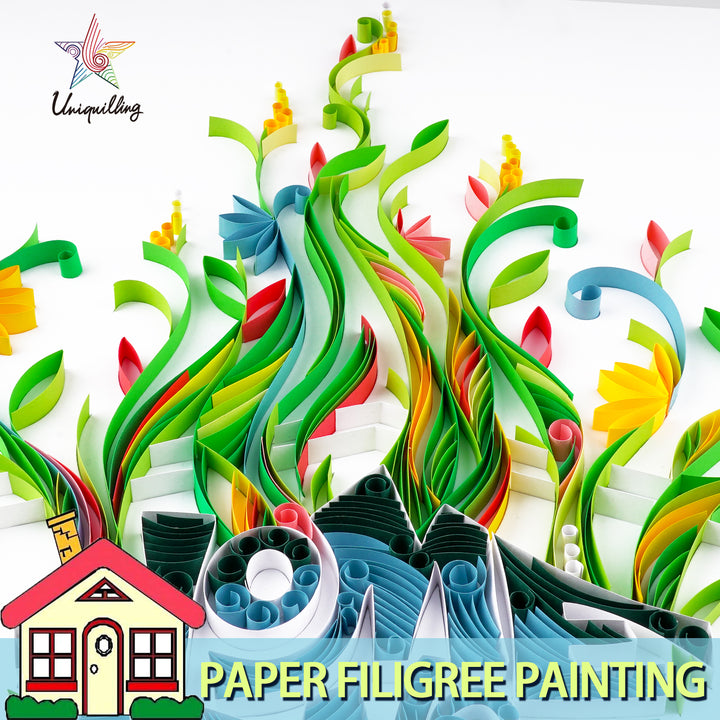 Sweet Home - Paper Filigree Painting Kit