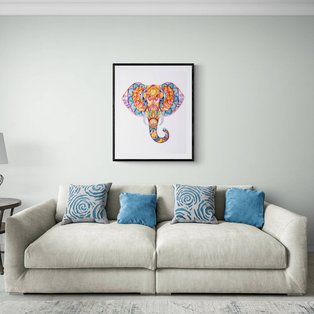 Magical Elephant - Paper Filigree Painting Kit
