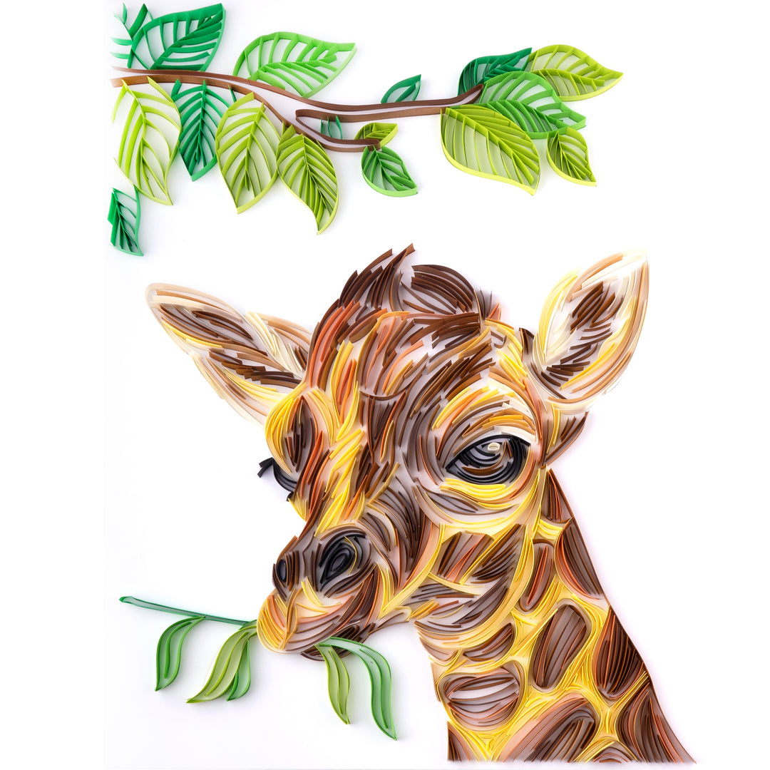 Giraffe - Paper Filigree Painting Kit（Standard Size）