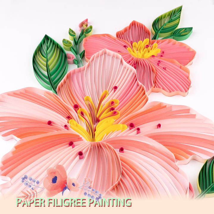 Azalea - Paper Quilling & Filigree Painting Kit