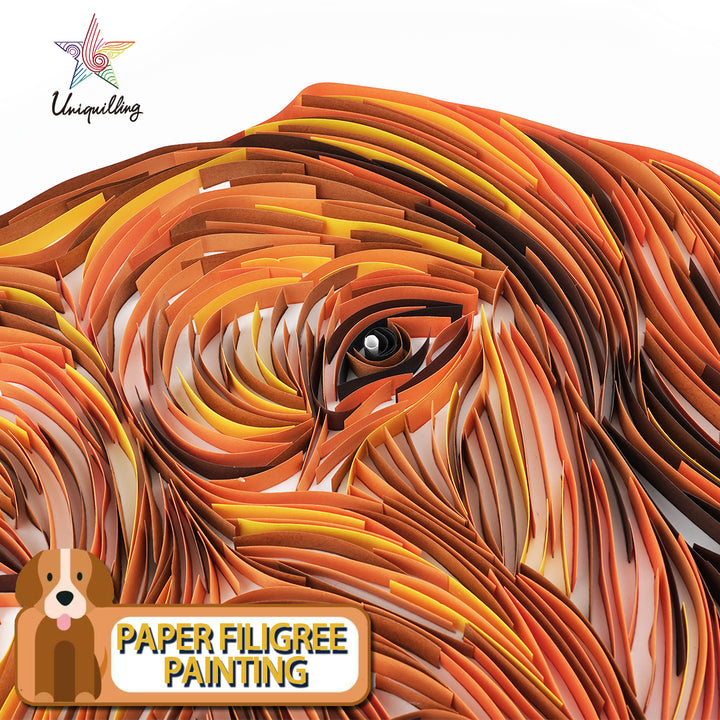 Labrador - Paper Filigree Painting Kit（Standard Size）