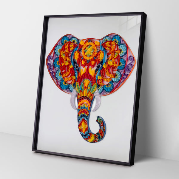 Magical Elephant - Paper Quilling & Filigree Painting Kit