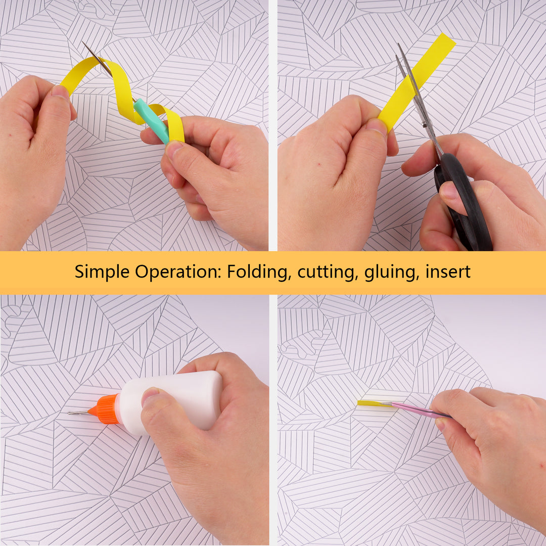 Cute Cat - Paper Filigree Painting Kit