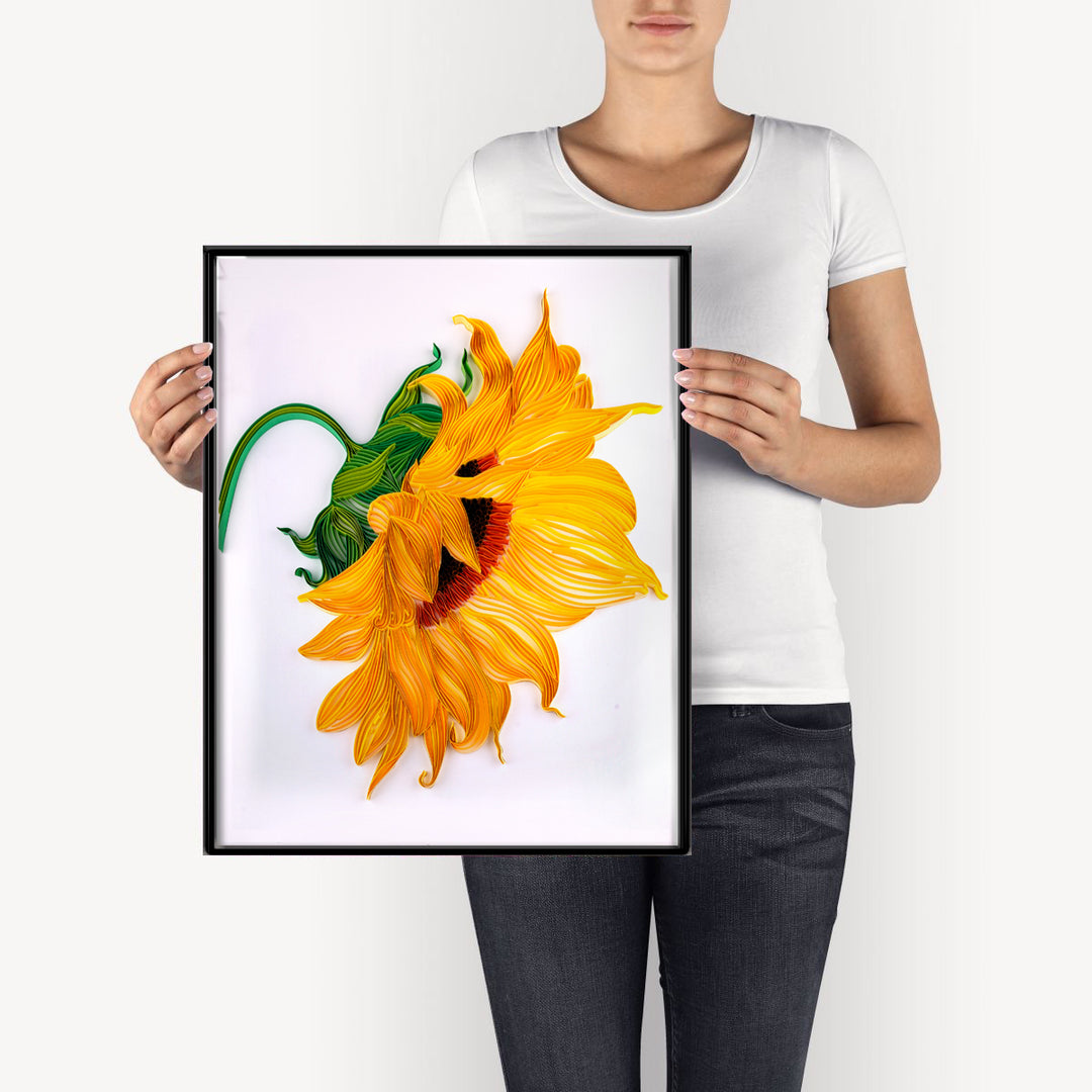 Flash Sale - Sunflower - Paper Filigree Painting Kit（Standard Size）