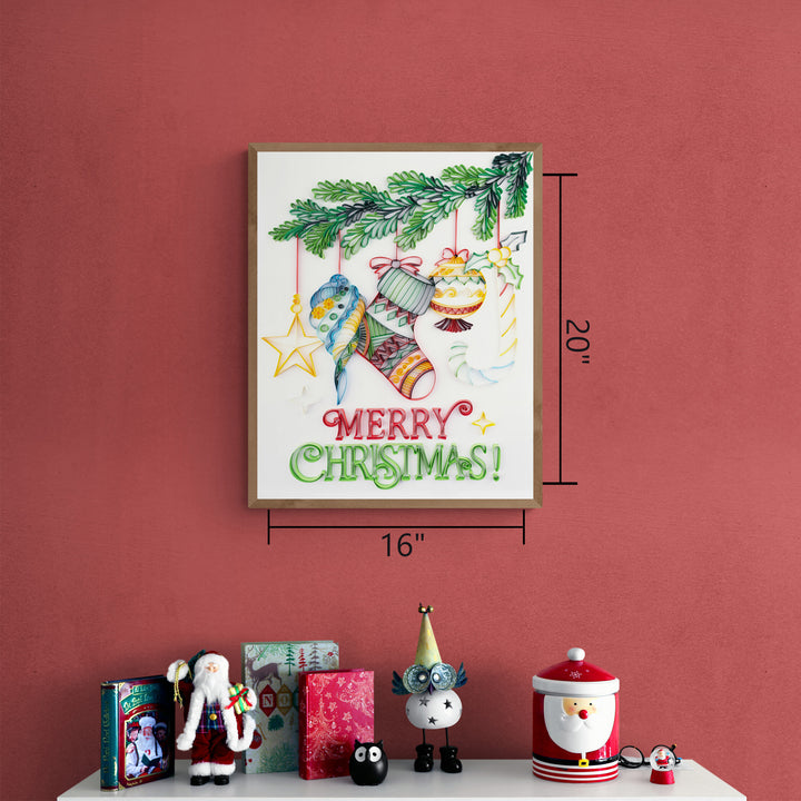 Christmas Decorations - Paper Filigree Painting Kit