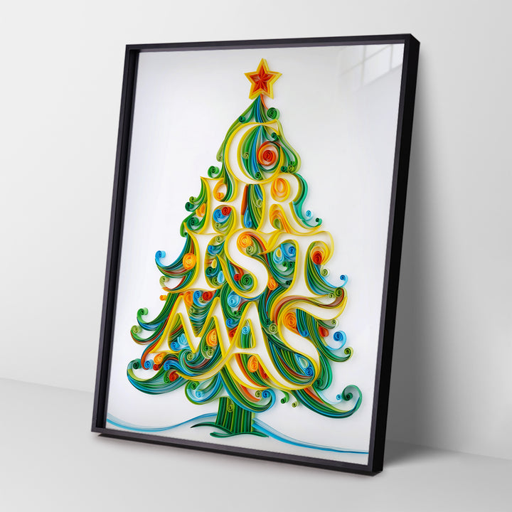 Special Offer - Christmas Tree - Paper Filigree Painting Kit