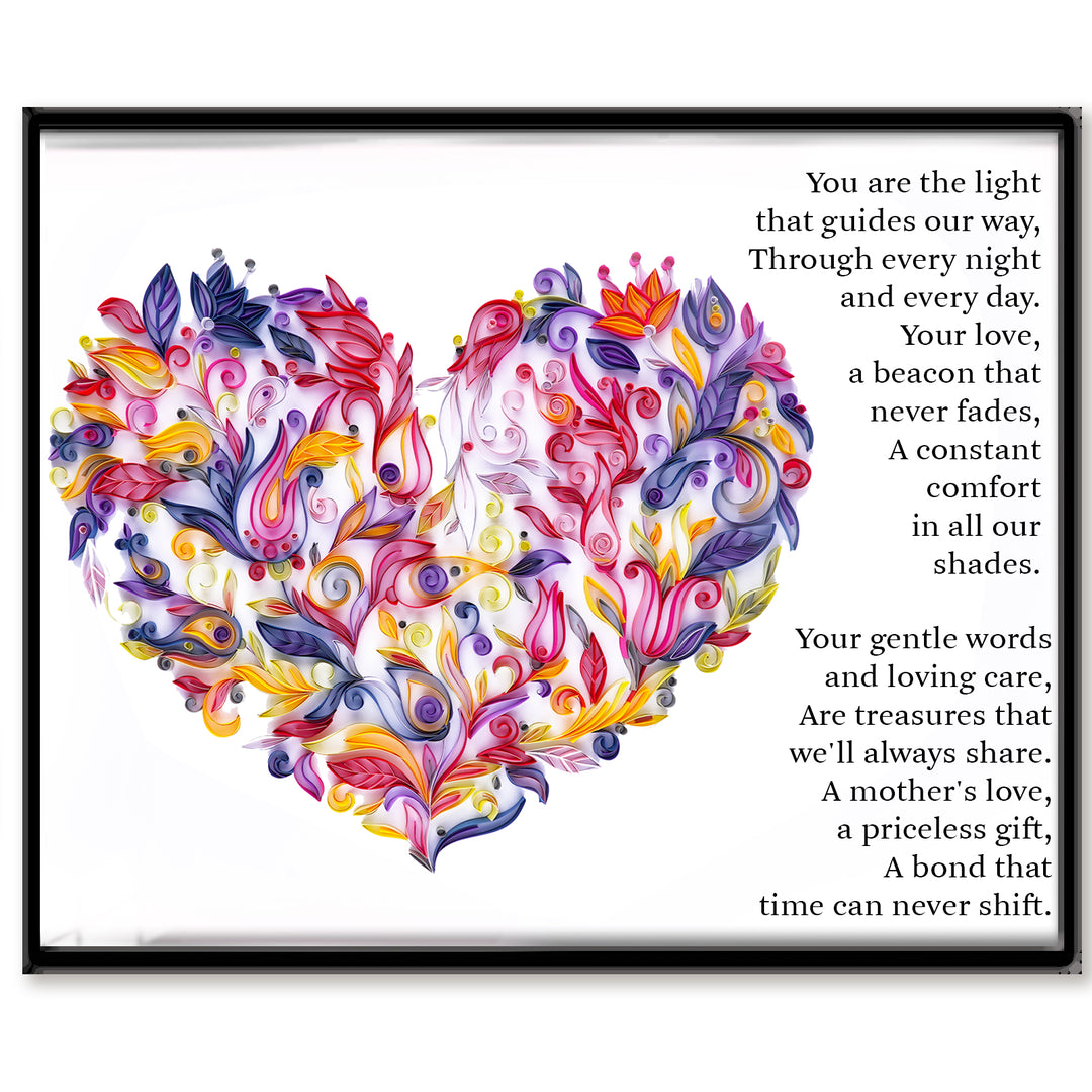 [Mother's Day Exclusive] Blooming Heart - Paper Filigree Painting Kit（Standard Size）