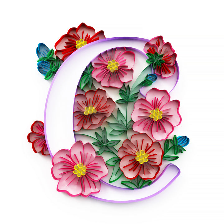 Flower Letters (10*8 inch)