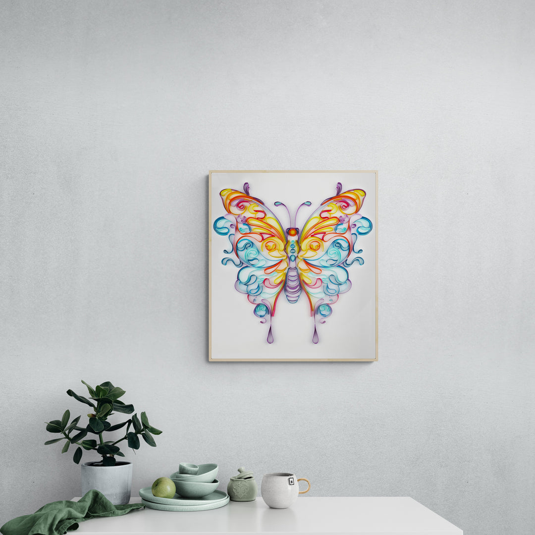 Beautiful Butterfly - Paper Filigree Painting Kit