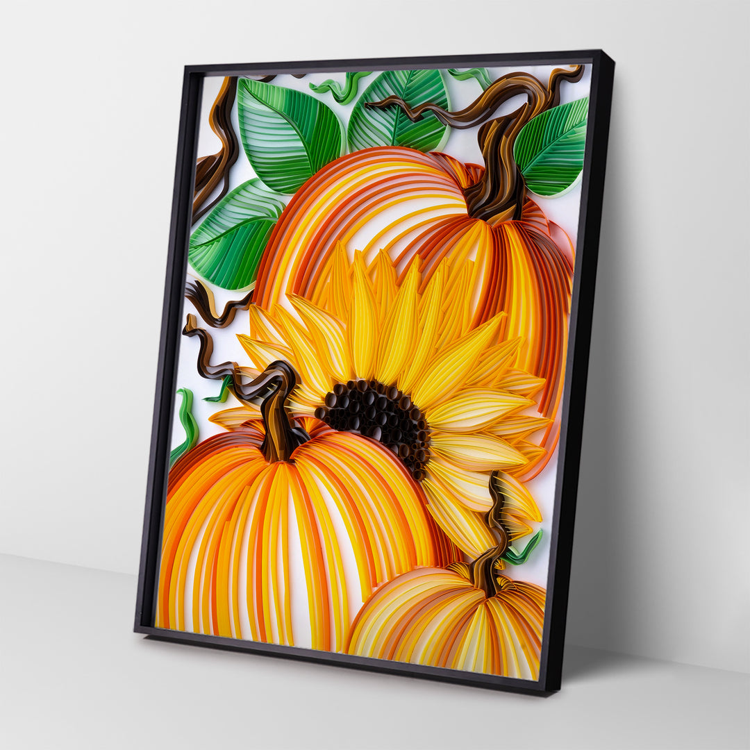 Pumpkins - Paper Filigree Painting Kit（Standard Size）