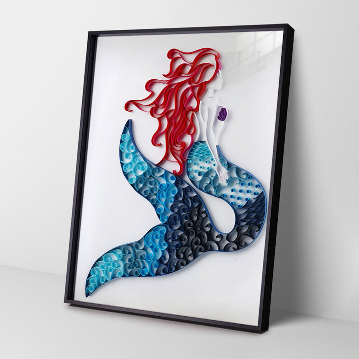 Mermaid - Paper Filigree Painting Kit