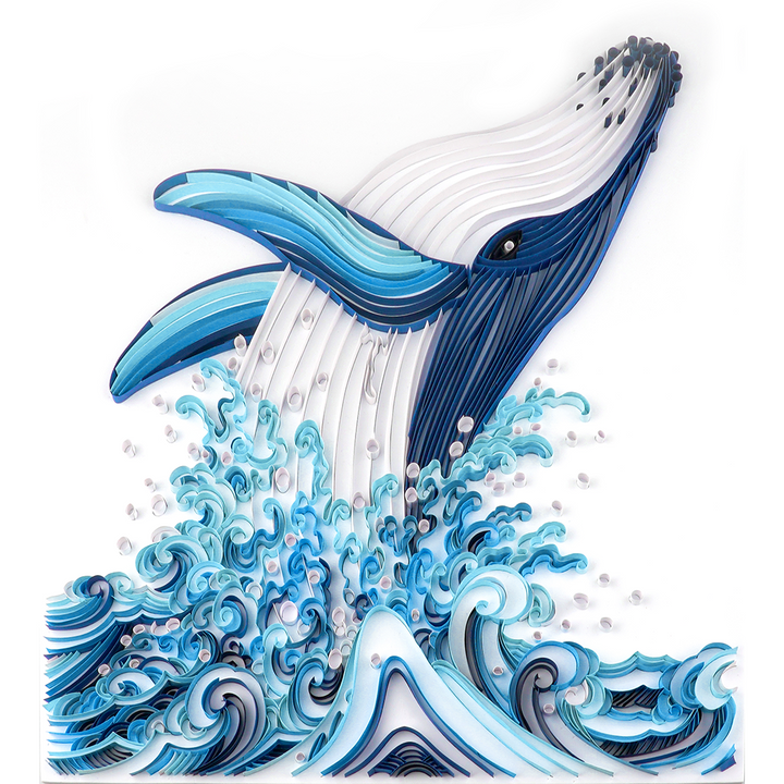 Jumping Whale - Paper Quilling & Filigree Painting Kits（Standard Size）