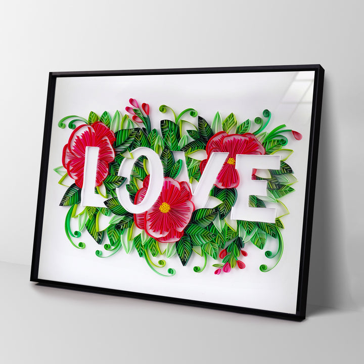 Love - Paper Filigree Painting Kit